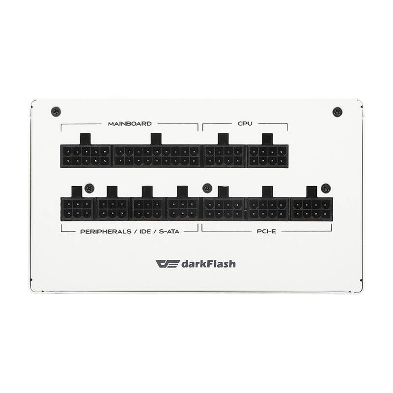 Darkflash 850W UPT850 Fully Modular Power Supply - White Darkflash 850W UPT850 Fully Modular Power Supply - White